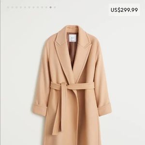 NWT Camel Wrap Coat.